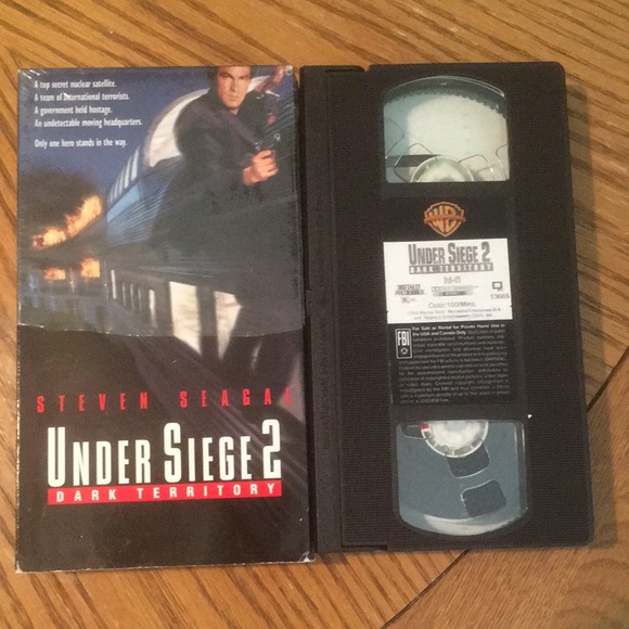 4 Vintage VHS Steven Seagal Movies The Patriot/Above the Law/Under Siege 2 + - Picture 2 of 9